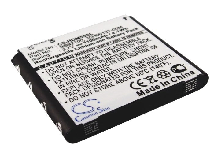 3.7V 1100mAh Li-ion Mobile/SmartPhone Battery for HTC