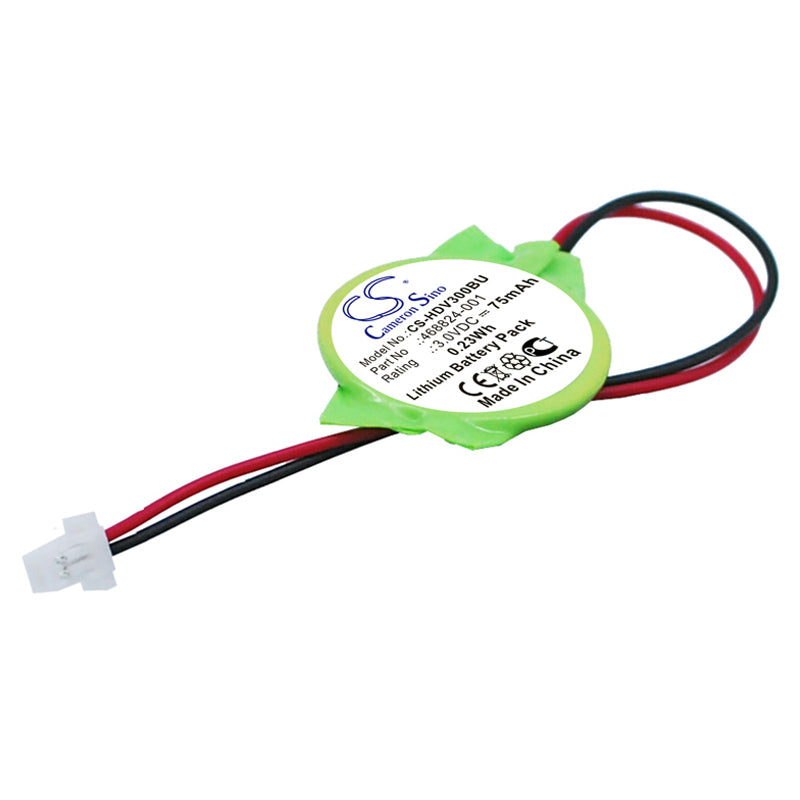 3V 75mAh/0.23Wh Li-ion CMOS/BackUp Battery for HP