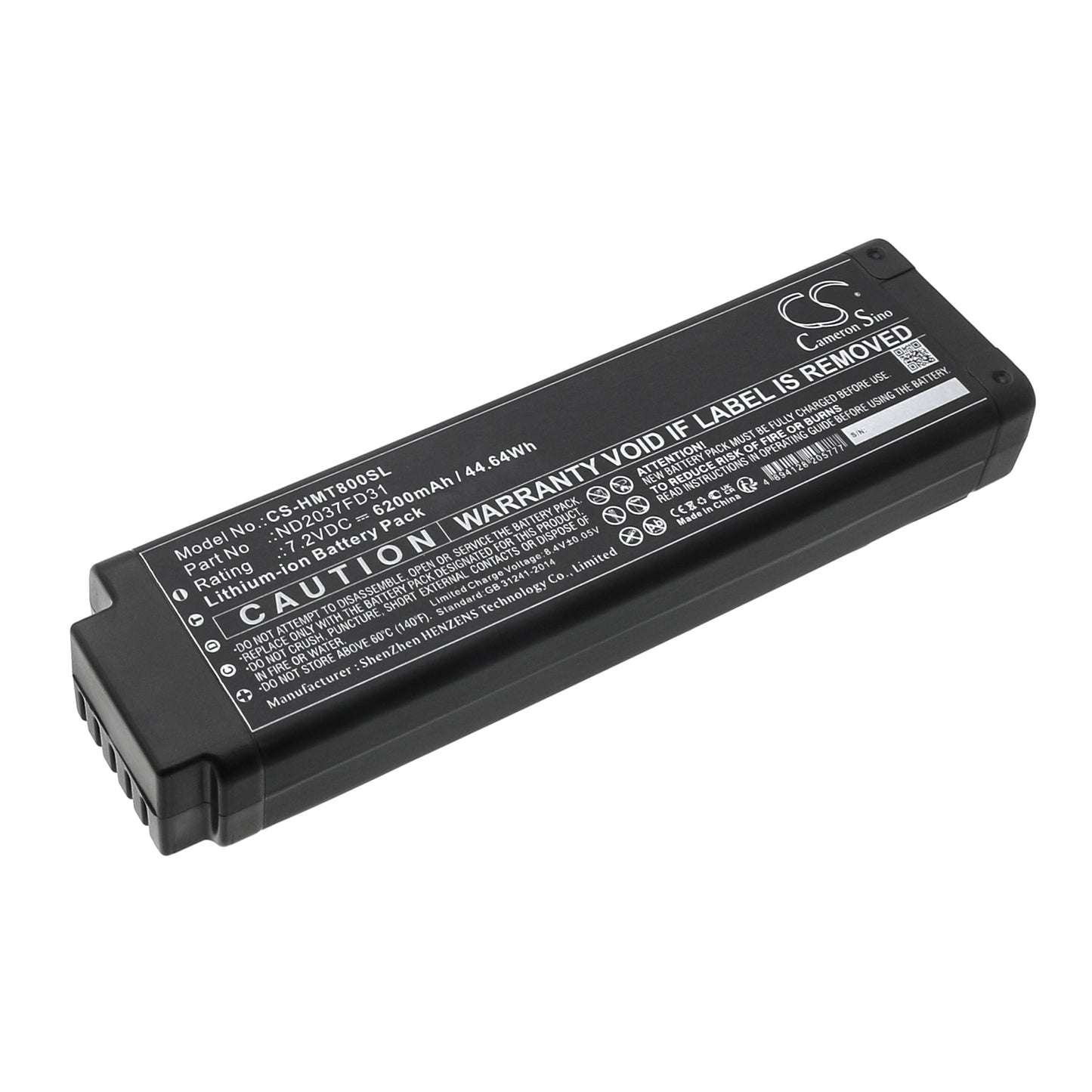 CS-HMT800SL Replacement Battery – Compatible with X-MET8000 experte, X-MET8000 optimal, X-MET8000 Optimum Geo analyser, X-MET8000 schlau, X-MET8000 XRF Alloys Analyzer