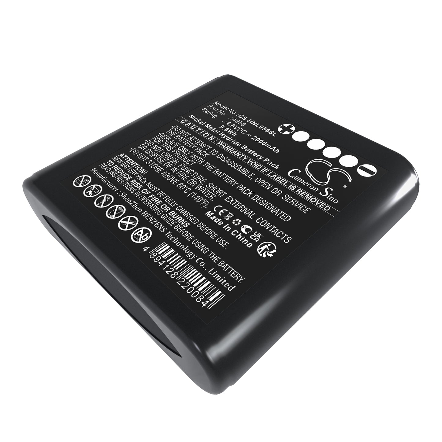 CS-HNL956SL Replacement Battery – Compatible with Lumidor Micromax Plus, Micromax pro