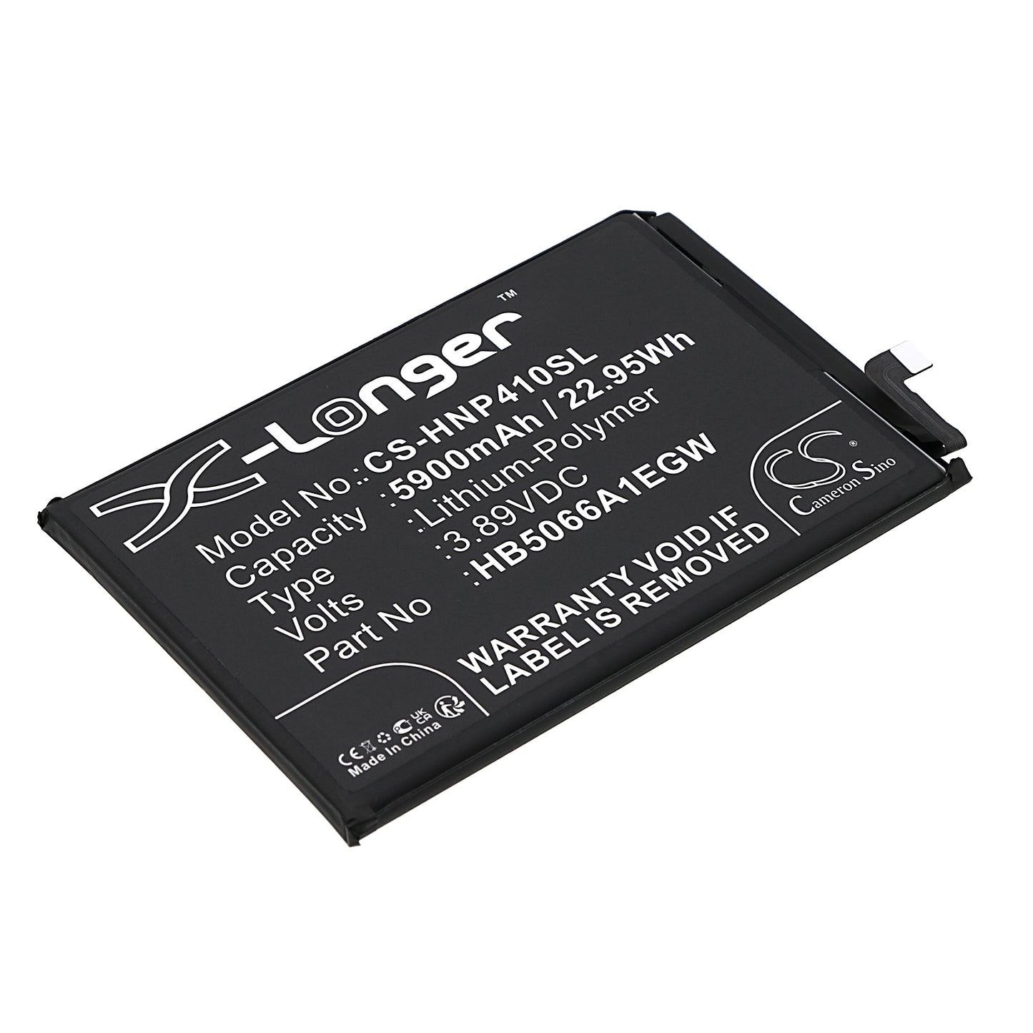 CS-HNP410SL Replacement Battery – Compatible with Changwan 40 Plus, Play 40 Plus, Play 40 Plus 5G Premium, RKY-AN00