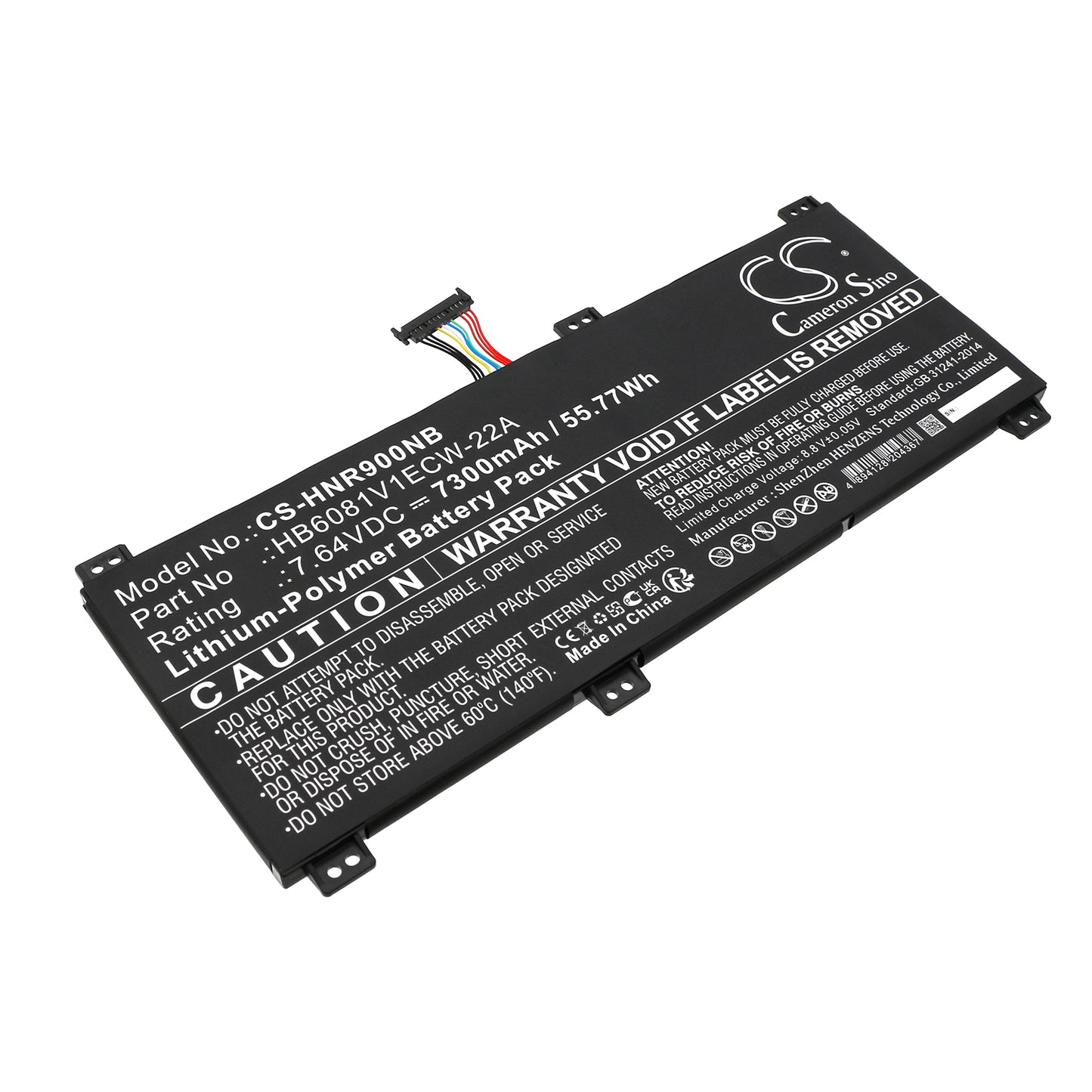 CS-HNR900NB Replacement Battery – Compatible with HLYL-WFQ9, MagicBook Pro 4600H, MagicBook Pro i