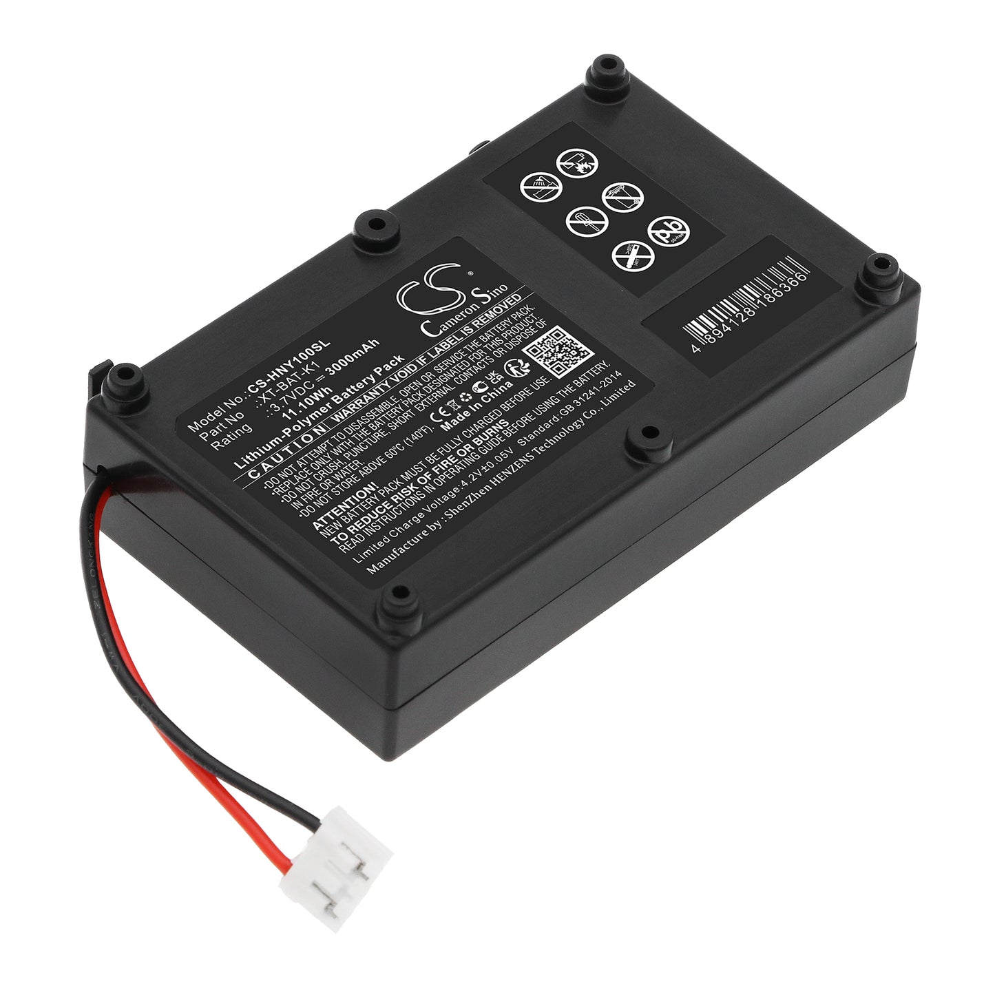 CS-HNY100SL Replacement Battery – Compatible with BW GasAlert Max XT II, BW Max XT II, GasAlert Max XT Legacy Multiga, GasAlertMax XT II, Max XT II multi-gas detector