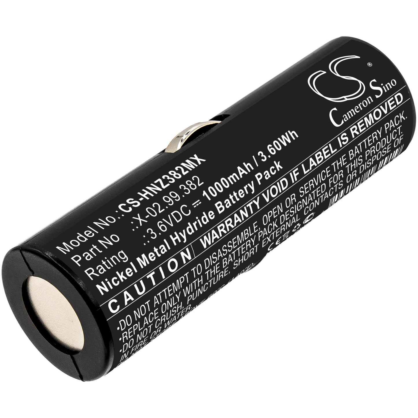 CS-HNZ382MX Replacement Battery – Compatible with Beta Handles, ophthalmoscope Beta 200, ophthalmoscope Beta 200s, Short F.O. Laryngoscope Handle