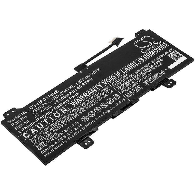 CS-HPC116NB Replacement Battery – Compatible with Chromebook 11 G6, Chromebook 11 G6 EE, Chromebook 11 G7, Chromebook 11 G7 EE, Chromebook 11A G6, Chromebook 11A G6 EE, Chromebook 14 G5, Chromebook X360 11 G1, Chromebook X360 11 G1 EE