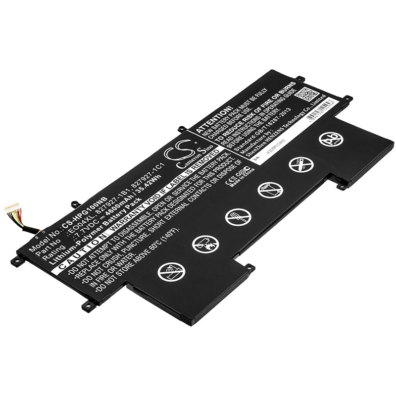 CS-HPG100NB Replacement Battery – Compatible with EliteBook Folio G1, EliteBook Folio G1 1EN92ES, EliteBook Folio G1 P2C88AV, EliteBook Folio G1 Subnotebook, EliteBook Folio G1 V1C36EA, EliteBook Folio G1 V1C37EA, EliteBook Folio G1 V1C39EA, EliteBook Folio G1 V1C40EA, EliteBook Folio G1 V1C42EA, EliteBook Folio G1 V1C43EA, EliteBook Folio G1 W8Q05AW, EliteBook Folio G1 W8Q07AW, EliteBook Folio G1 X2F46EA, EliteBook Folio G1 X2F49EA, EliteBook Folio G1 Z2U98ES