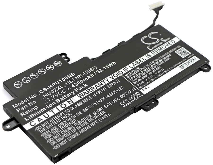 7.7V 4300mAh/33.11Wh Li-ion Notebook/Laptop Battery for HP