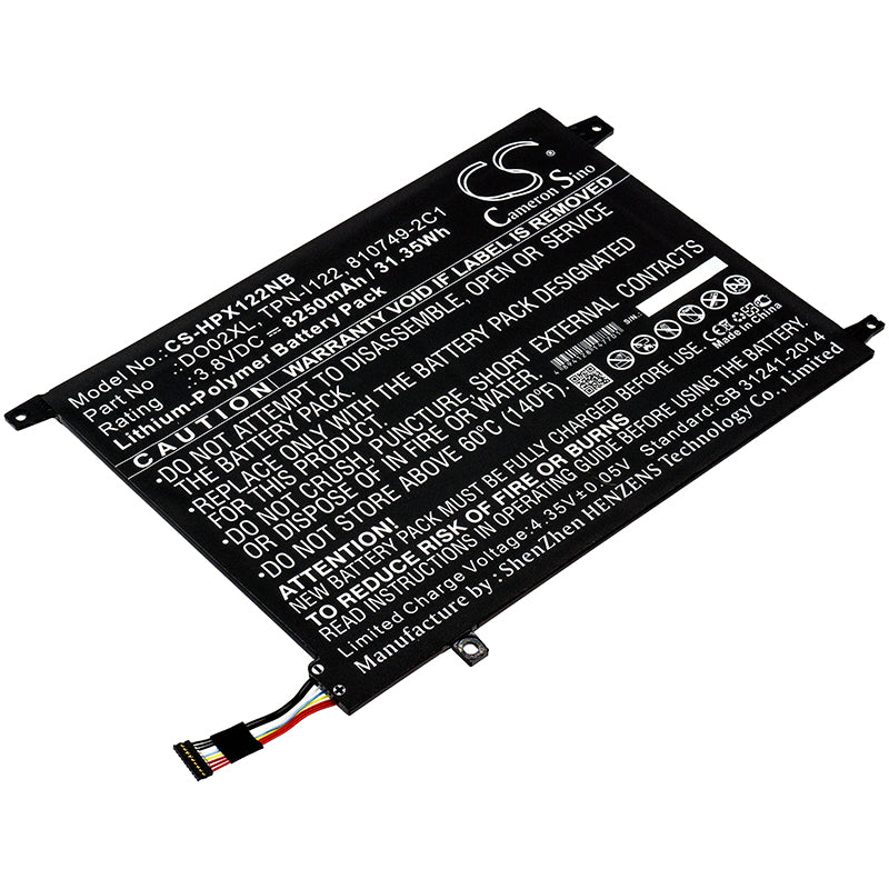 CS-HPX122NB Replacement Battery – Compatible with K2N76PA, K2N77PA, K5C45PA, K5C46PA, Pavilion X2 10, Pavilion X2 10-J013TU, Pavilion X2 10-J014TU, Pavilion X2 10-J024TU, Pavilion X2 10-J025TU, Pavilion X2 10-N013DX, Pavilion X2 10-N013DX Converti, Pavilion X2 10-N030CA
