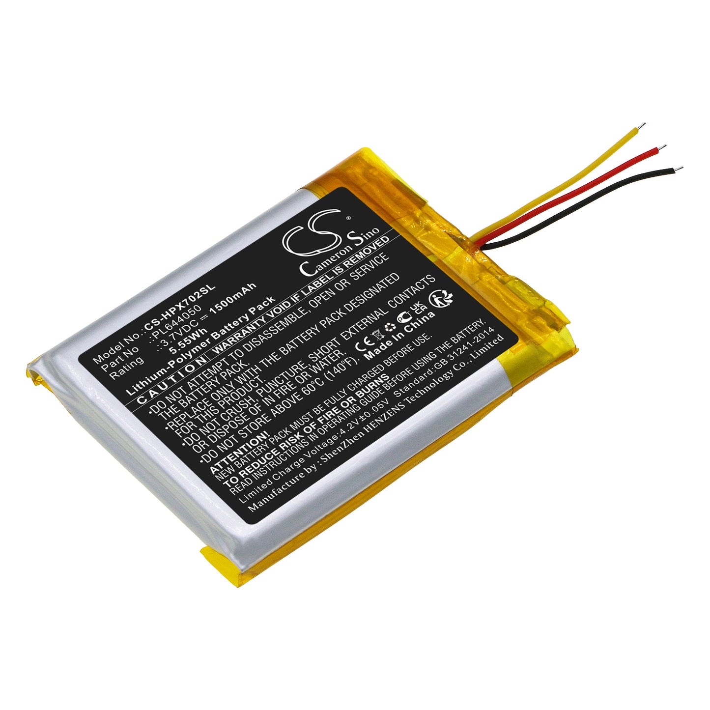 CS-HPX702SL Replacement Battery – Compatible with Cloud Alpha, Cloud Flight, Cloud Flight S, Cloud Flight Wireless, Cloud II