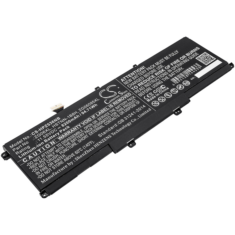 CS-HPZ536NB Replacement Battery – Compatible with ZBook Studio G5, ZBook Studio G5 2ZC49EA, ZBook Studio G5 2ZC50EA, ZBook Studio G5 2ZC51EA, ZBook Studio G5 2ZC52EA, ZBook Studio G5 4QH10EA, ZBook Studio G5 4QH42EA, ZBook Studio G5 5CN10PA, ZBook Studio x360 G5, ZBook Studio x360 G5 2ZC59EA, ZBook Studio x360 G5 2ZC61EA, ZBook Studio x360 G5 2ZC62EA, ZBook Studio x360 G5 2ZC63EA, ZBook Studio x360 G5 2ZC69EA, ZBook Studio x360 G5 4QH12EA, ZBook Studio x360 G5 4QH13EA, ZBook Studio X360 G5