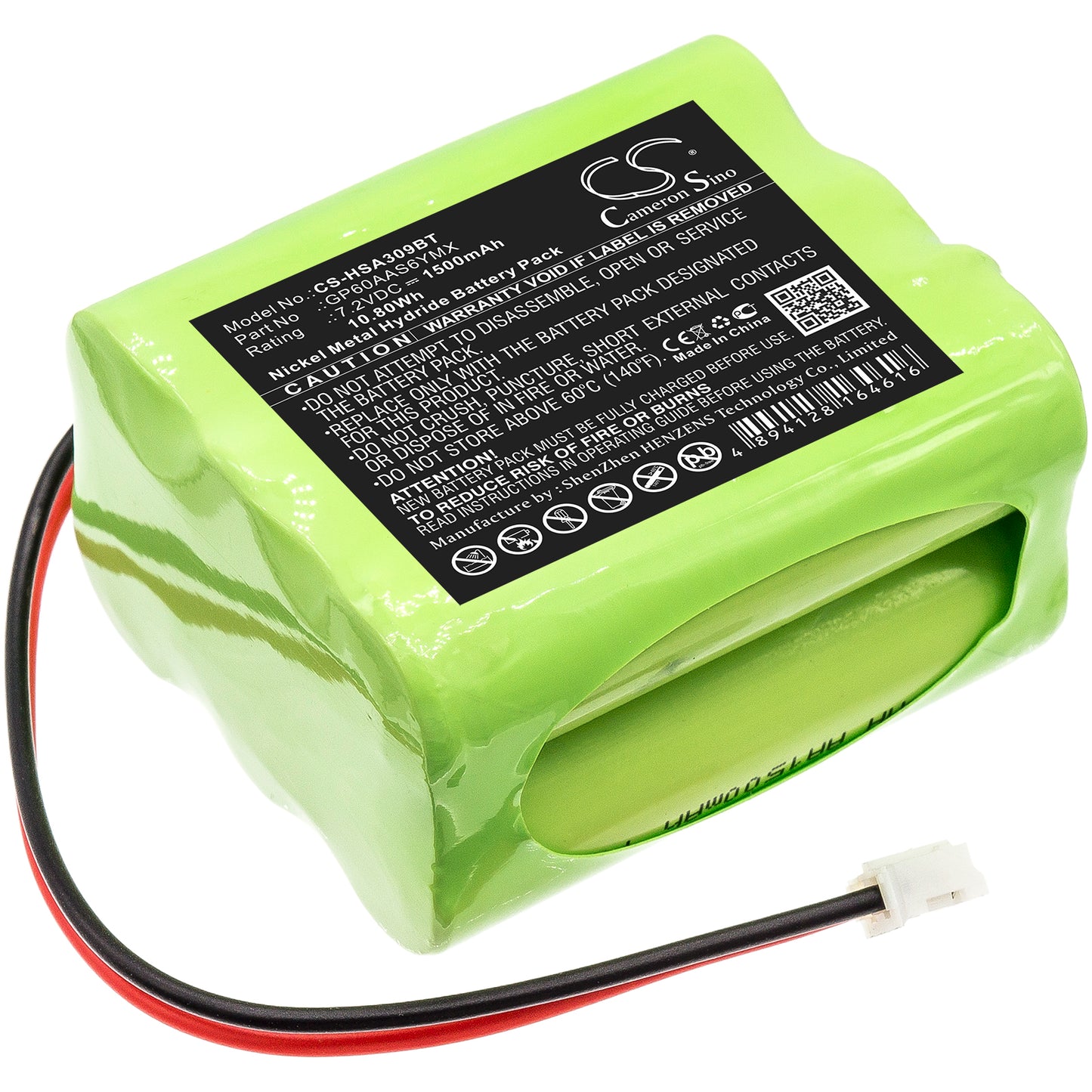 CS-HSA309BT Replacement Battery – Compatible with HSA3095 Home Monitoring Alarm