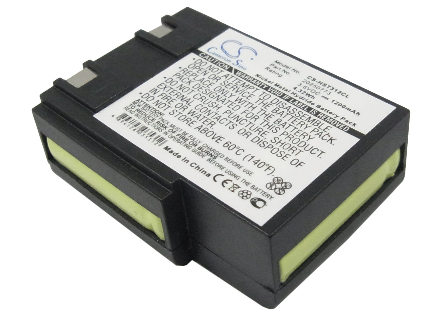 3.6V 1200mAh/4.32Wh Ni-MH Cordless Phone Battery for Hagenuk