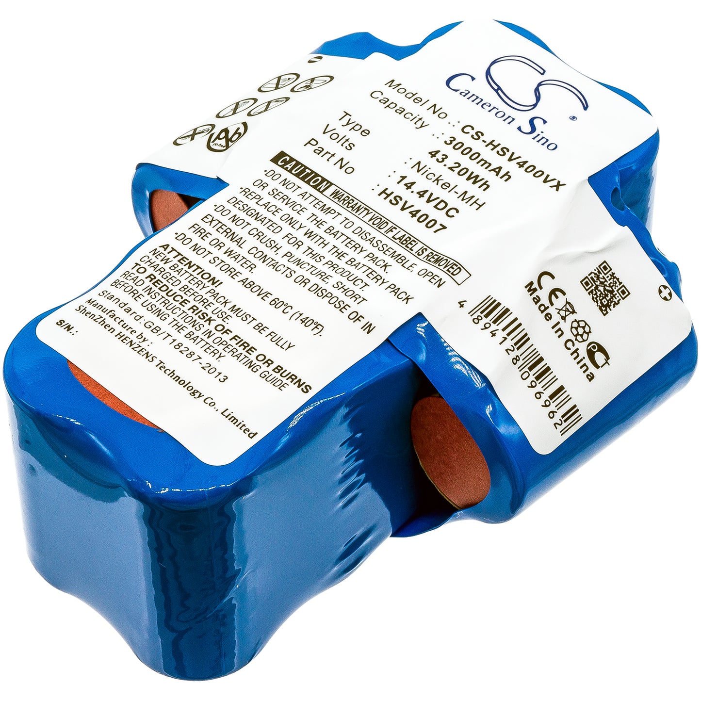 14.4V 3000mAh/43.20Wh Ni-MH Vacuum Battery for Hoover