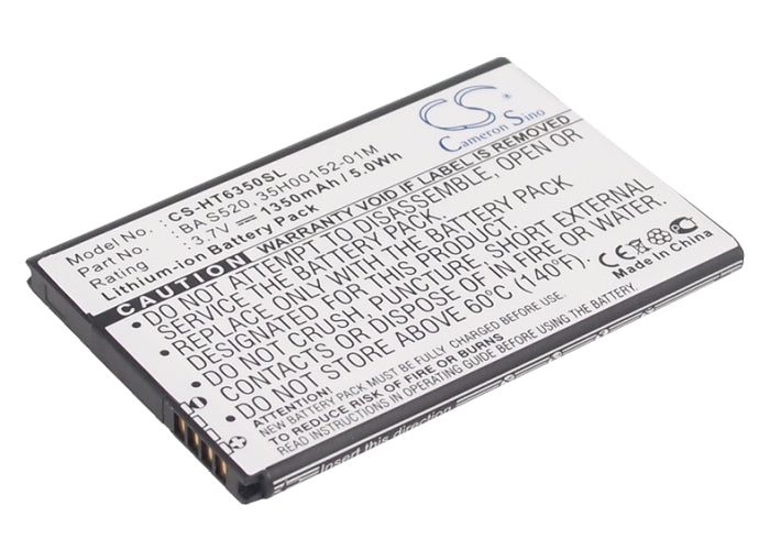 3.7V 1350mAh/4.99Wh Li-ion Mobile/SmartPhone Battery for Verizon