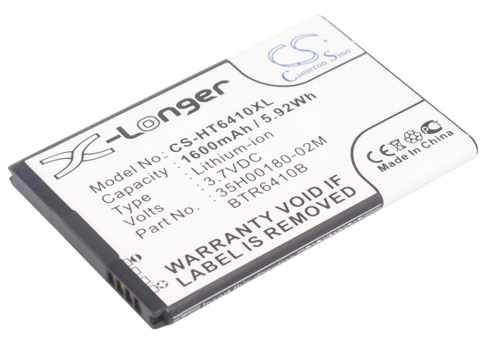 3.7V 1600mAh/5.92Wh Li-ion Mobile/SmartPhone Battery for Verizon