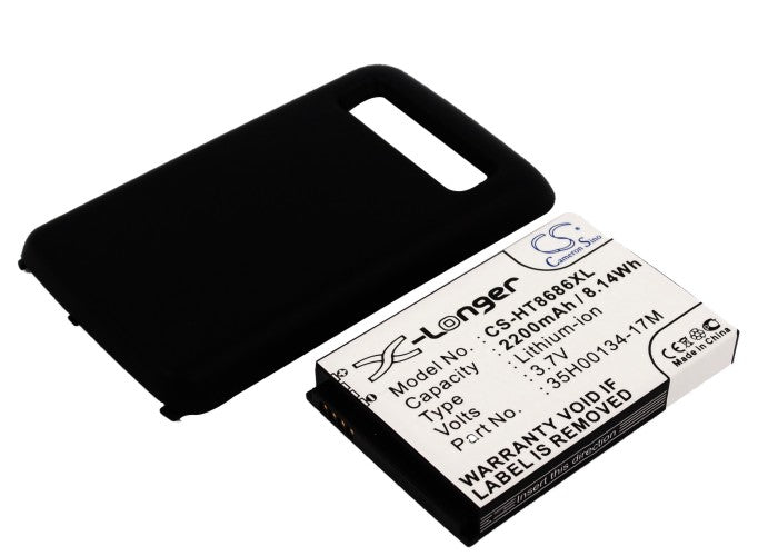 3.7V 2200mAh/8.14Wh Li-ion Mobile/SmartPhone Battery for HTC