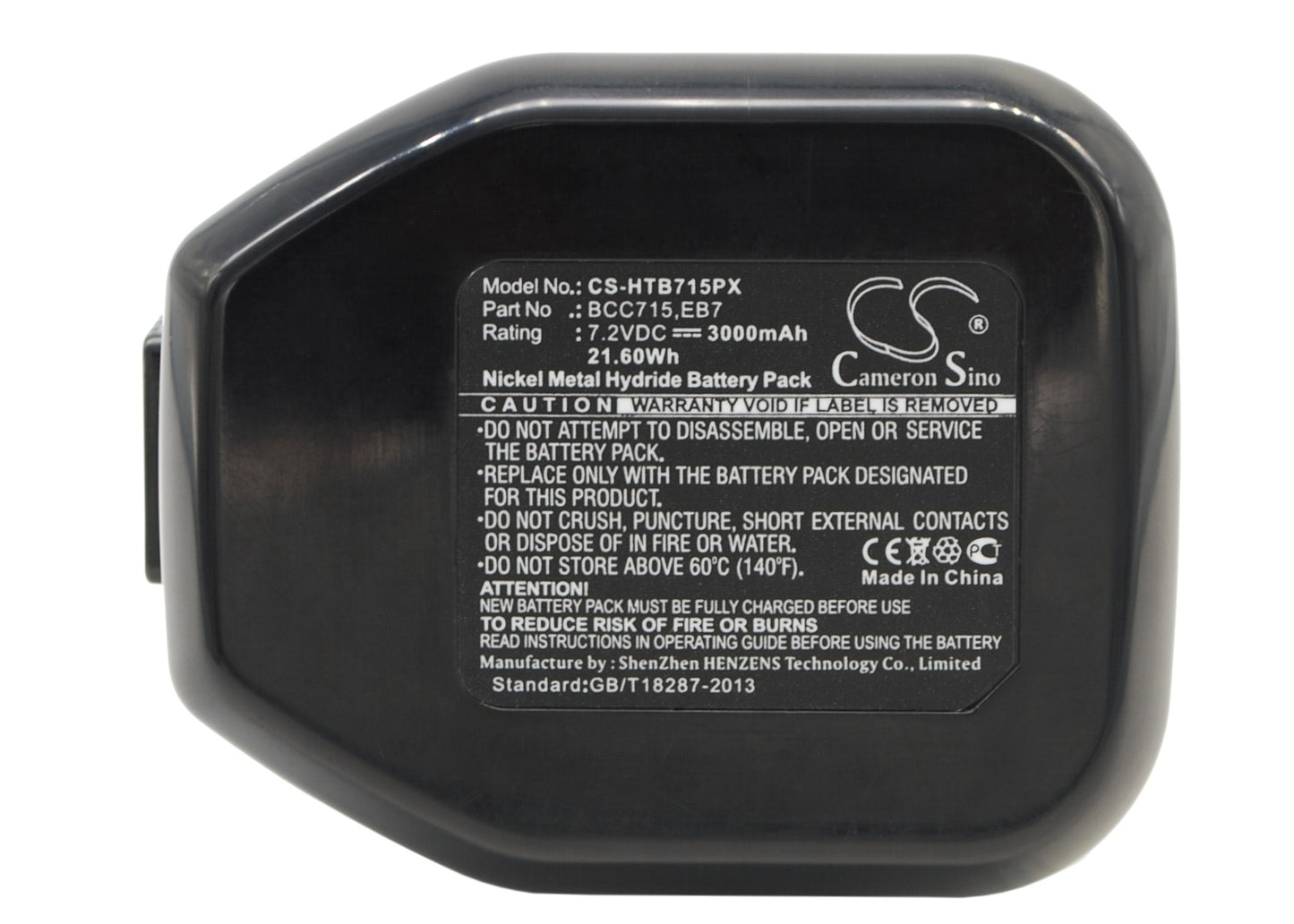 7.2V 3000mAh/21.60Wh Ni-MH Power Tools Battery for Hitachi