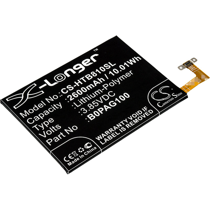 3.85V 2600mAh/10.01Wh Li-Polymer Mobile/SmartPhone Battery for HTC