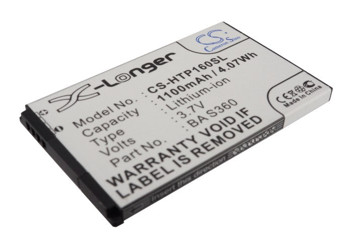3.7V 1100mAh/4.07Wh Li-ion Mobile/SmartPhone Battery for AT&T