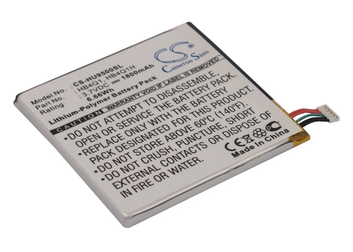 3.7V 1800mAh/6.66Wh Li-Polymer Mobile/SmartPhone Battery for Huawei