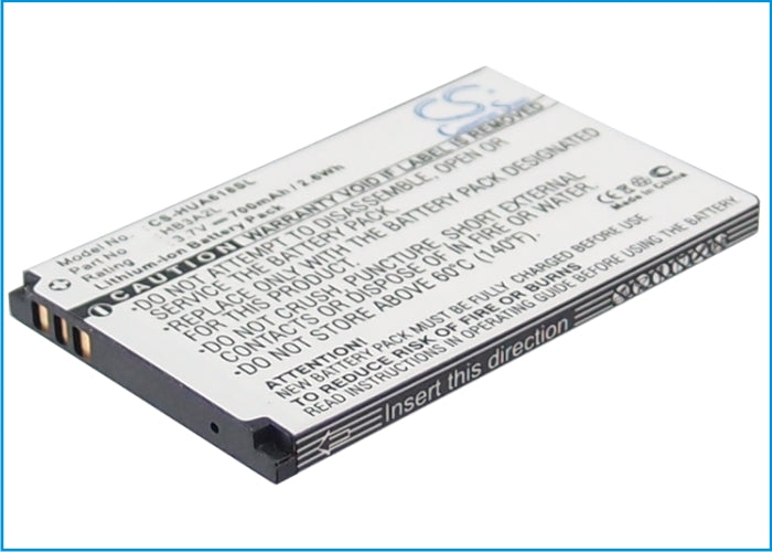 3.7V 700mAh Li-ion Mobile/SmartPhone Battery for Huawei