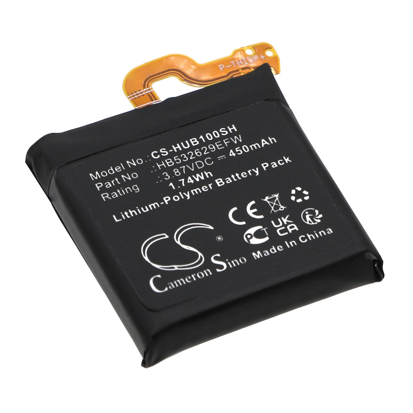 CS-HUB100SH Replacement Battery – Compatible with MYL-B10, RUN-B19, Watch D, Watch GT 3 SE, Watch GT Runner
