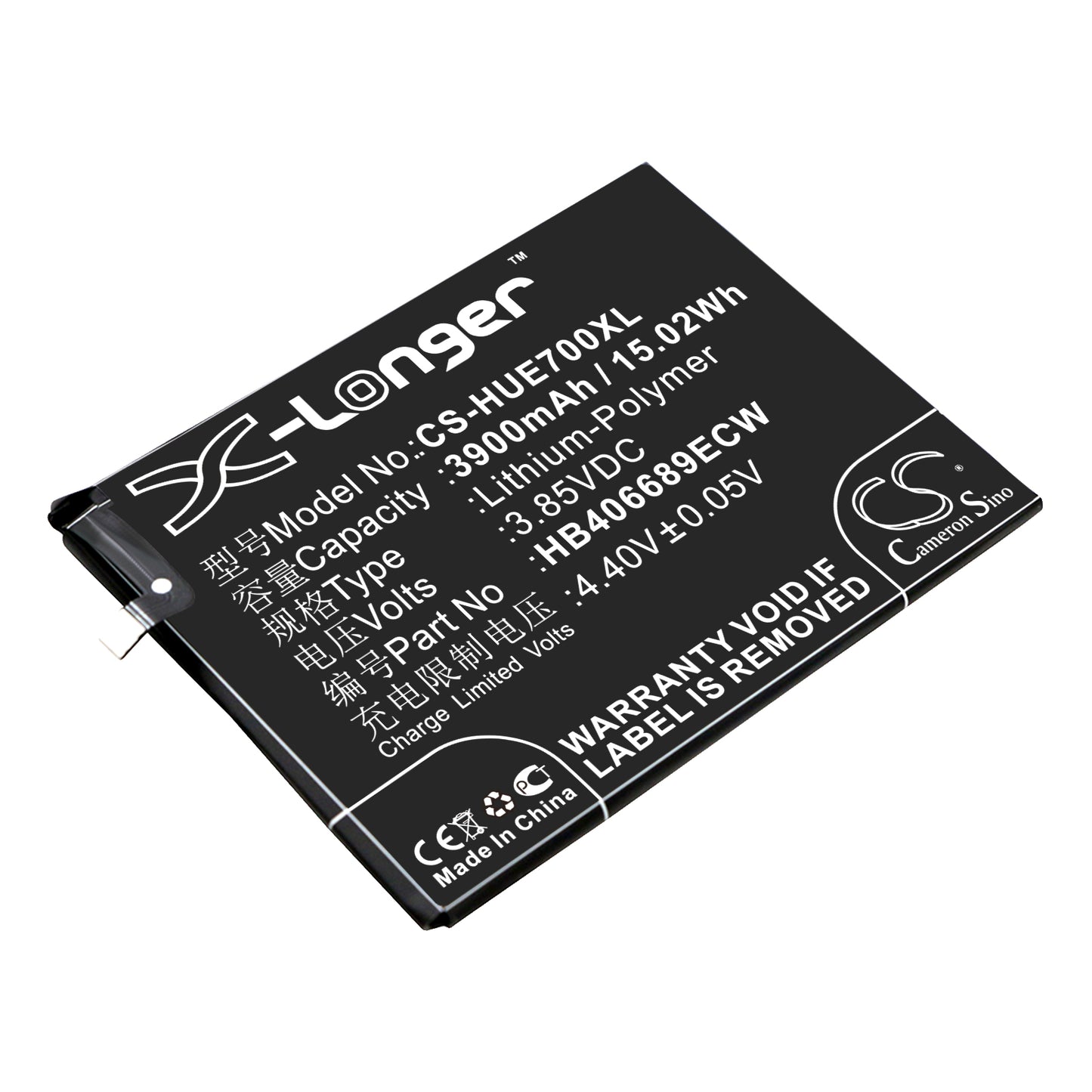 CS-HUE700XL Replacement Battery – Compatible with Ascend XT2, DUB-L21, DUB-LX1, Elate, Enjoy 7 Plus, Enjoy 7 Plus Dual SIM, Enjoy 7 Plus Dual SIM TD-LTE, Enjoy 9 Plus, GW Metal, GW Metal Dual SIM, GW Metal Dual SIM LTE, H1711, H1711Z, Honor Holly 4 Plus, JKM-AL00, JKM-AL00a, JKM-AL00b, JKM-L23, JKM-LX1 / JKM-LX2 / JKM-LX3 / , JKM-LX3, Nova Lite+, Nova Lite+ Dual SIM, Nova Lite+ Dual SIM LTE, STK-L03B, STK-LX2, STK-LX3, TOR-A1, Toronto, TRT-AL00, TRT-AL00A, TRT-L21, TRT-L21A, TRT-L22, TRT-L23,