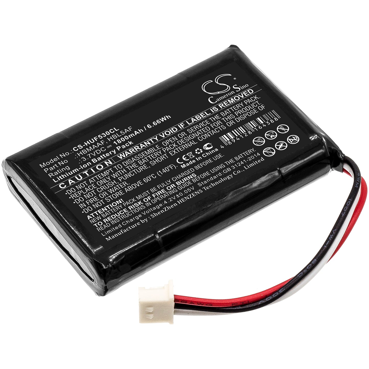 CS-HUF530CL Replacement Battery – Compatible with ETS5623, F202, F316, F317, F501, F516, F530, FP515H