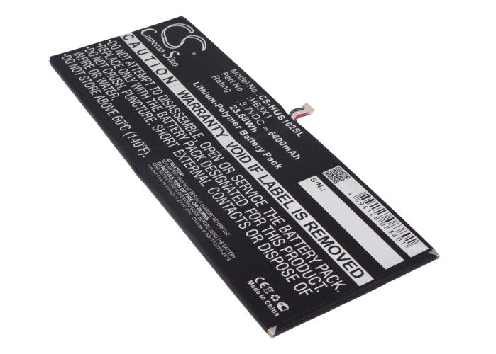 3.7V 6400mAh/23.68Wh Li-Polymer Tablet Battery for Huawei