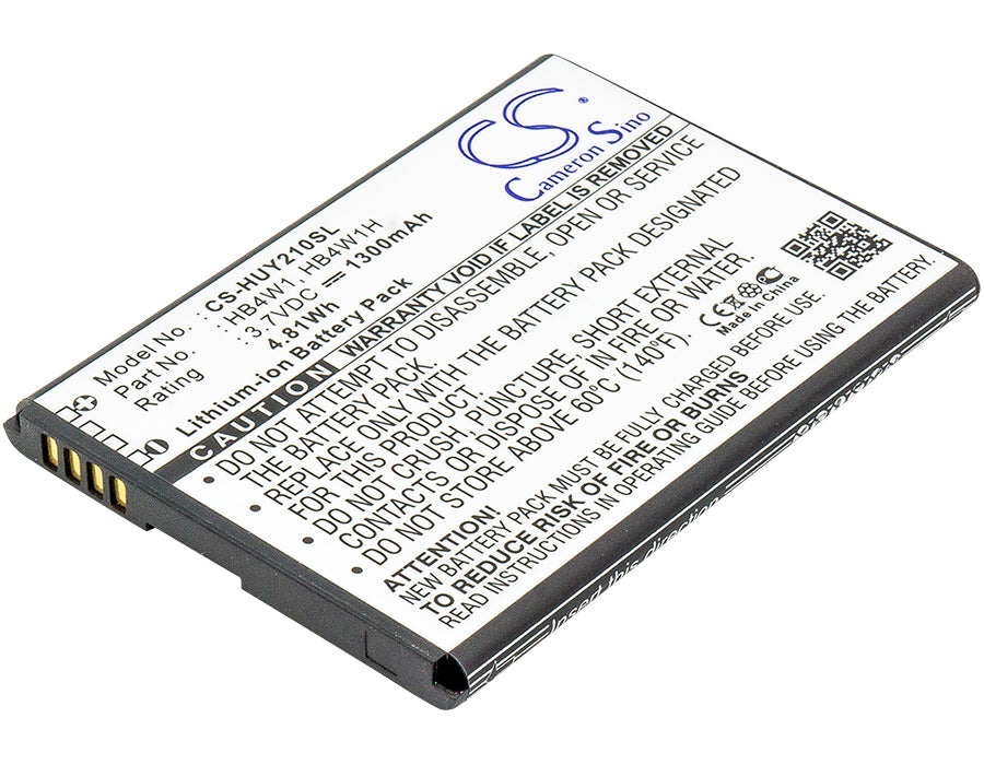 3.7V 1300mAh/4.81Wh Li-ion Mobile/SmartPhone Battery for Huawei