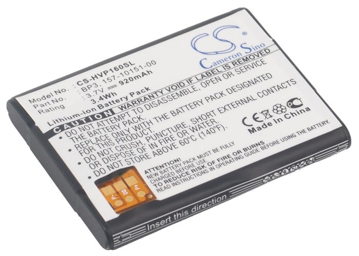 3.7V 920mAh/3.4Wh Li-ion Mobile/SmartPhone Battery for HP