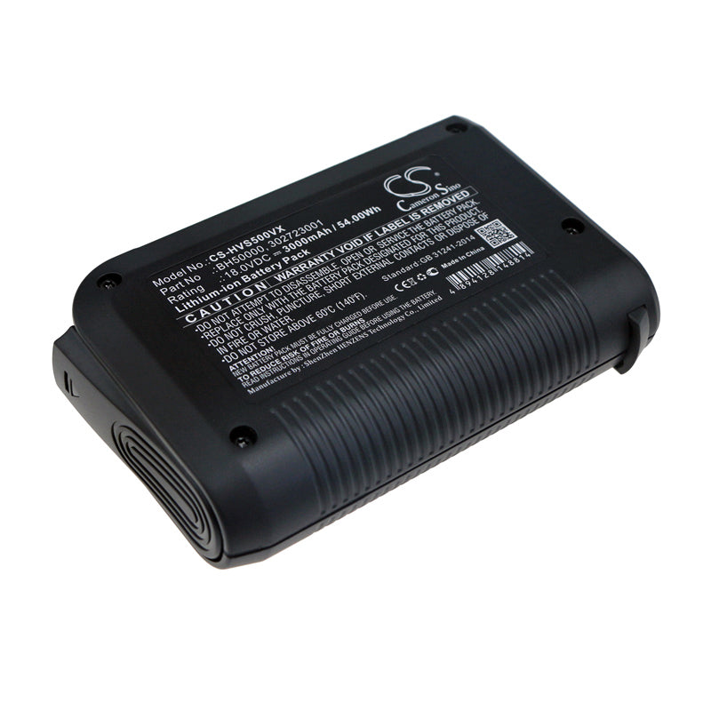 CS-HVS500VX Replacement Battery – Compatible with BH50010 Platinum Collection Co, BH50015 Platinum Collection LI, Platinum LINX, Platinum Stick