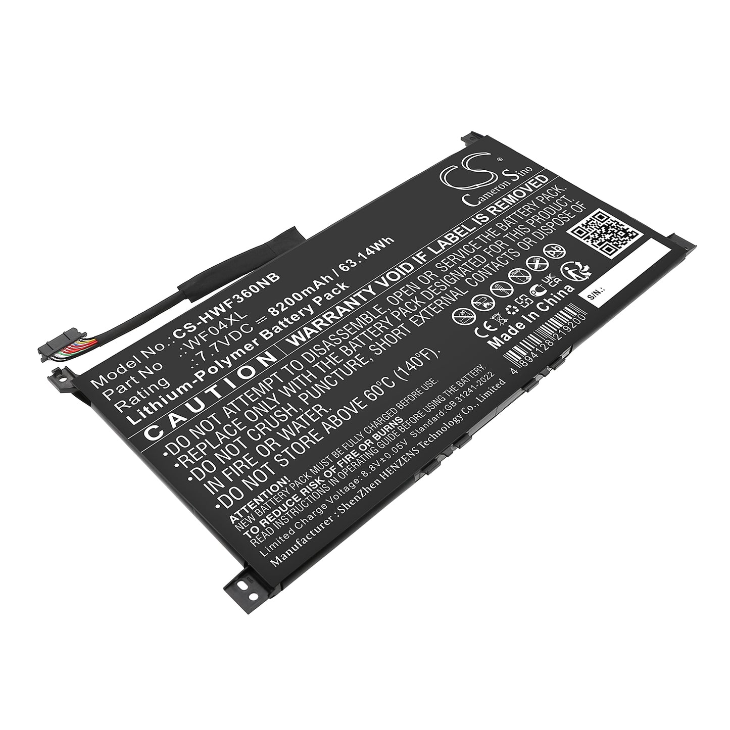 CS-HWF360NB Replacement Battery – Compatible with ENVY X360 13-BF0000CI, ENVY X360 13-BF0000NE, ENVY X360 13-BF0000NI, ENVY X360 13-BF0000NIA, ENVY X360 13-BF0000NS, ENVY X360 13-BF0000NV, ENVY X360 13-BF0000NY, ENVY X360 13-BF0000SF, ENVY X360 13-BF0000UA, ENVY X360 13-BF0001CI, ENVY X360 13-BF0001NC, ENVY X360 13-BF0001NH, ENVY X360 13-BF0001NI, ENVY X360 13-BF0001NN, ENVY X360 13-BF0001NP, ENVY X360 13-BF0001NV, ENVY X360 13-BF0001NY, ENVY X360 13-BF0001UA, ENVY X360 13-BF0002CI, ENVY X360