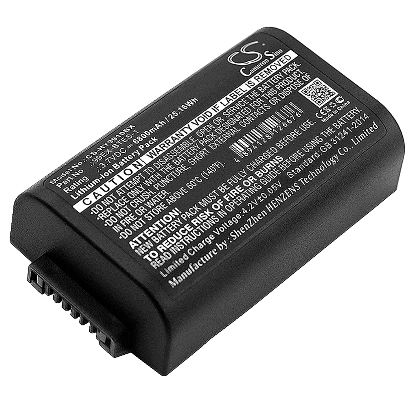 3.7V 6800mAh/25.16Wh Li-ion Barcode/Scanner Battery for Dolphin