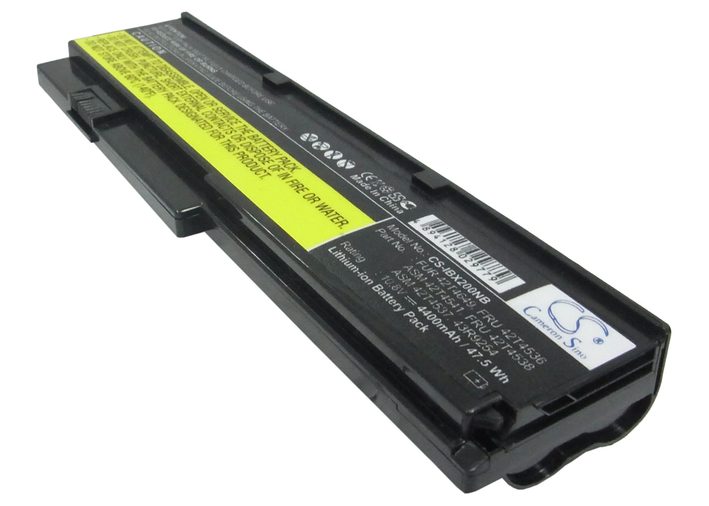 10.8V 4400mAh/47.52Wh Li-ion Notebook/Laptop Battery for Lenovo