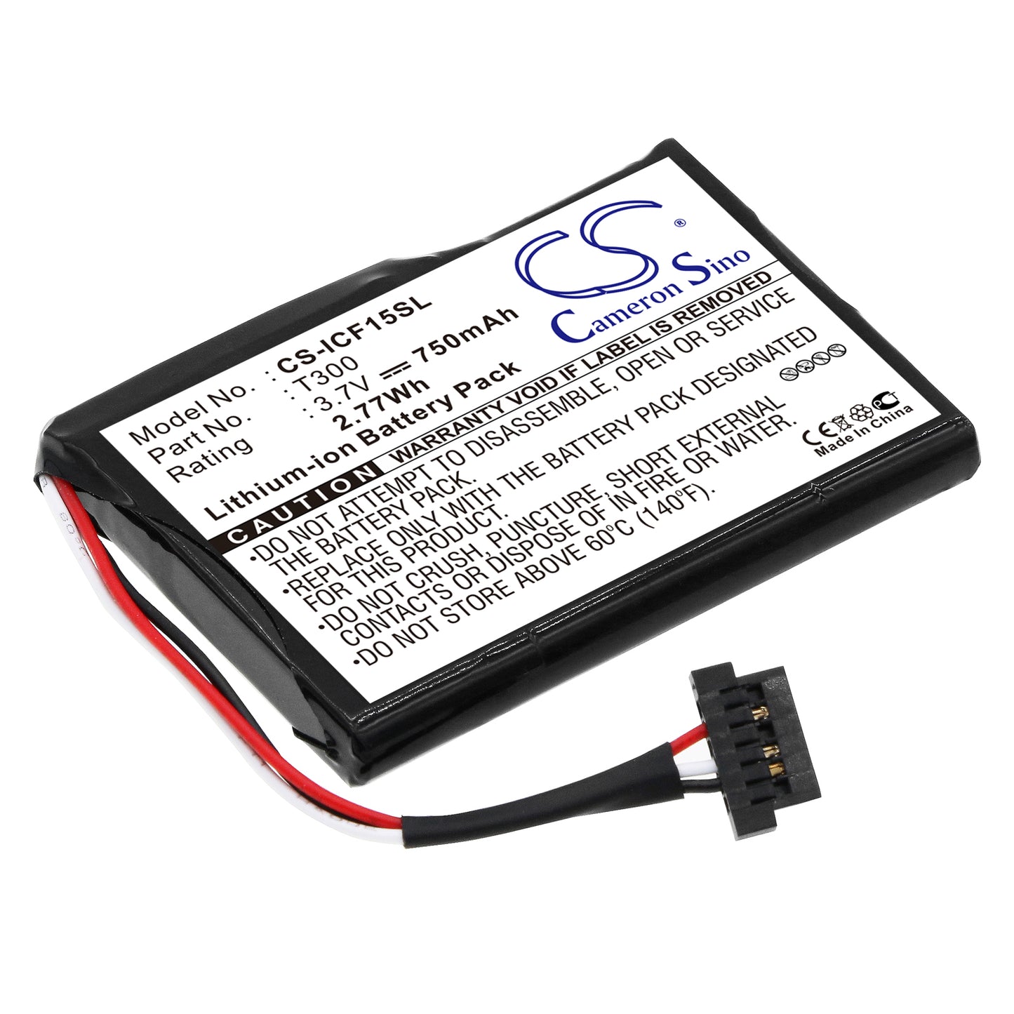 3.7V 750mAh Li-ion GPS/Navigator Battery for Navman