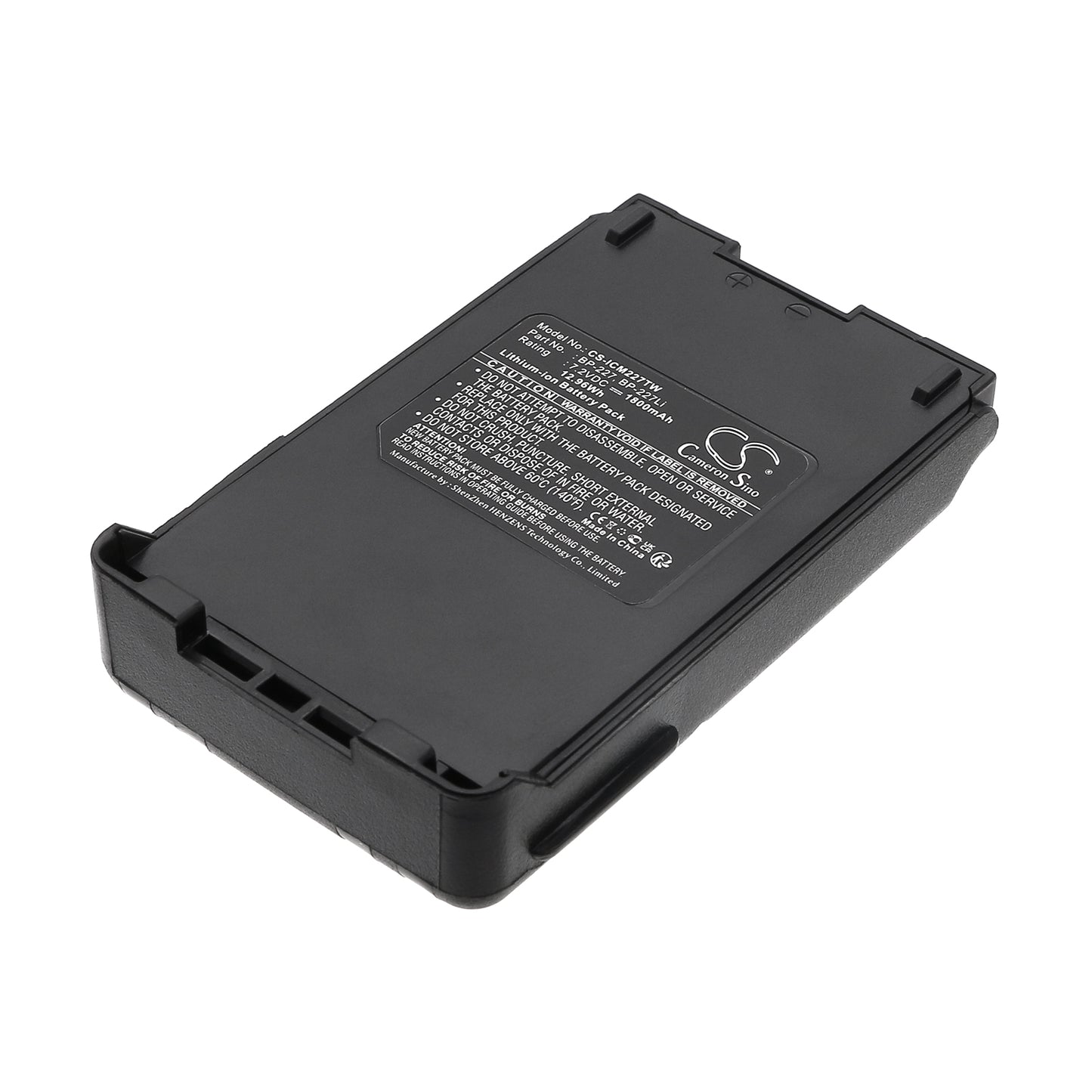 7.2V 1800mAh/12.96Wh Li-ion Two-Way Radio Battery for Icom