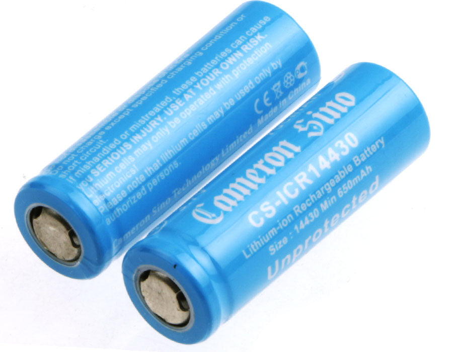 CS-ICR14430NE Replacement Battery – Li-ion 3.7 650mAh / 2.41Wh
