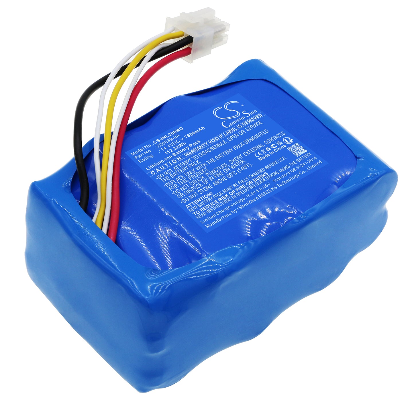 CS-INL200MD Replacement Battery – Compatible with Oxygen Machine