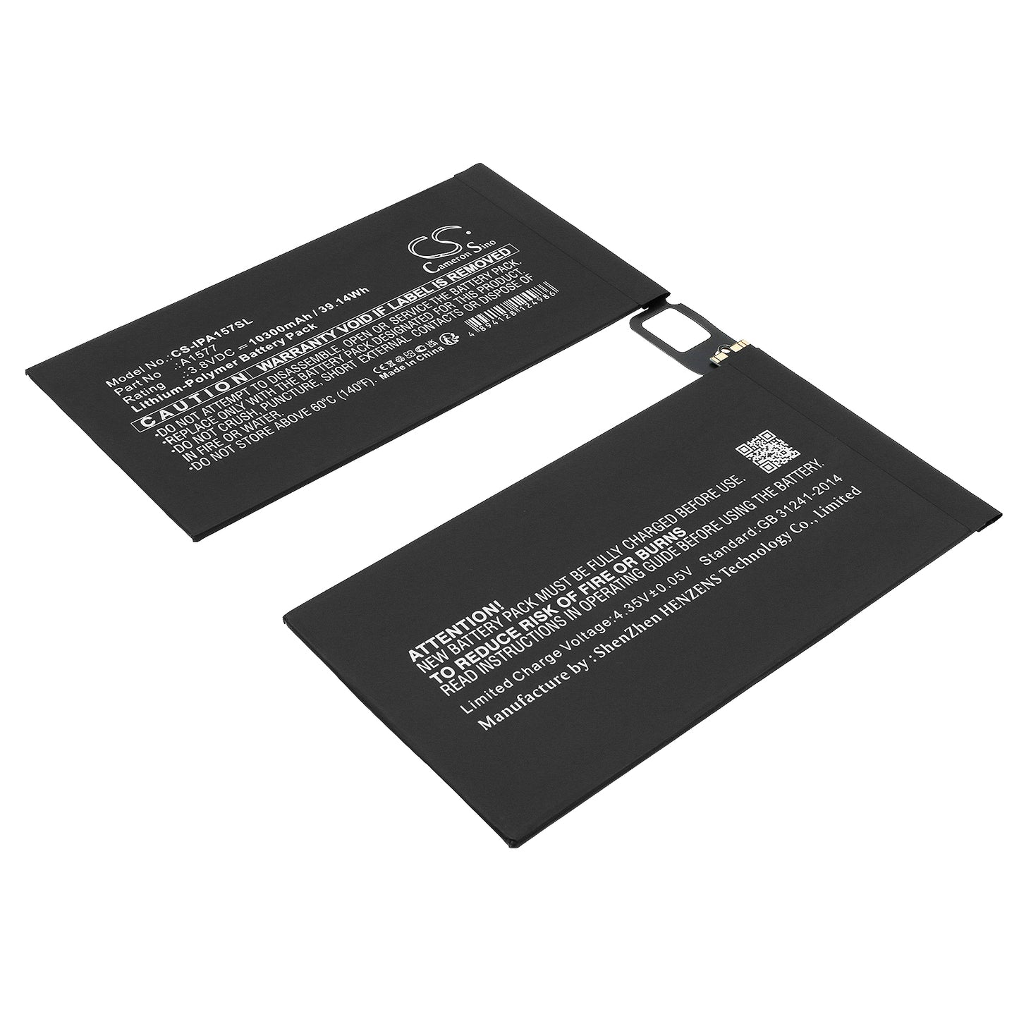 CS-IPA157SL Replacement Battery – Compatible with A1577, A1584, A1652, iPad Pro, iPad Pro 12.9