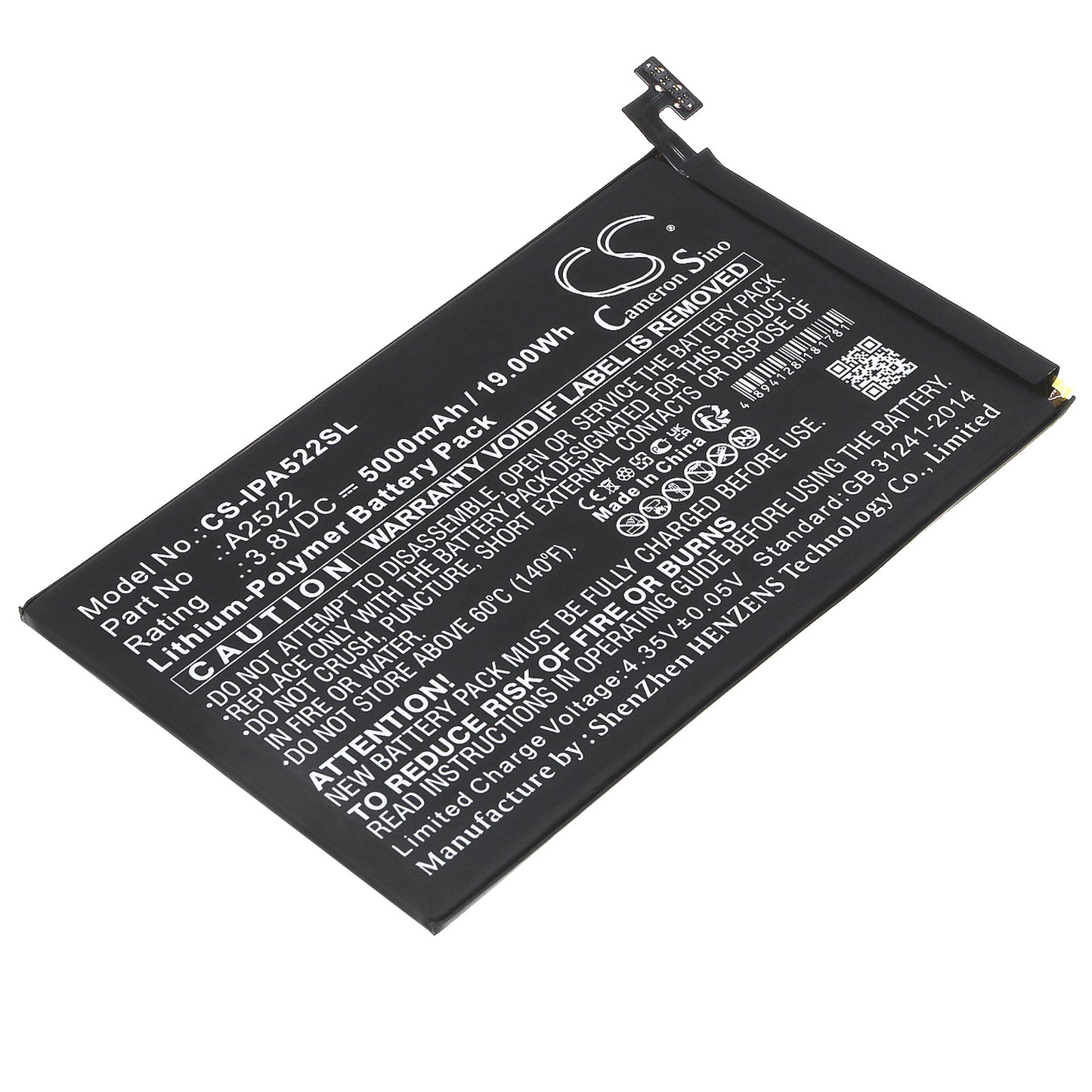 CS-IPA522SL Replacement Battery – Compatible with A2567, A2568, A2569, iPad Mini 6