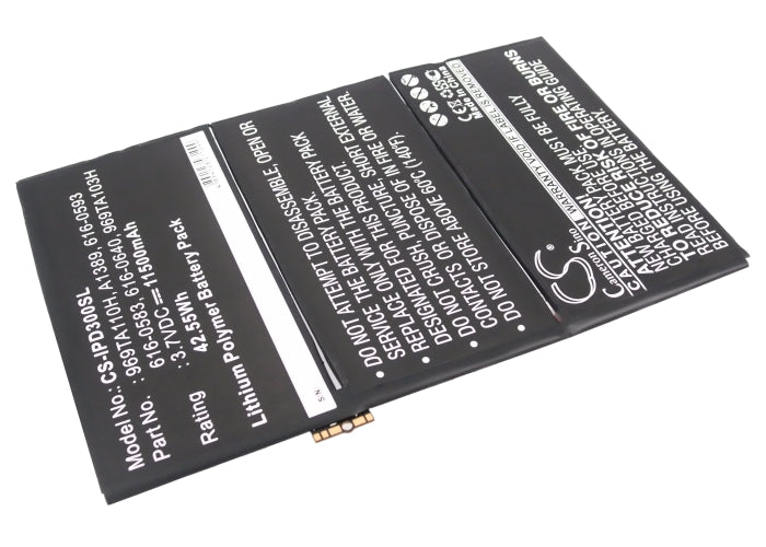 3.7V 11500mAh/42.55Wh Li-Polymer Tablet Battery for Apple