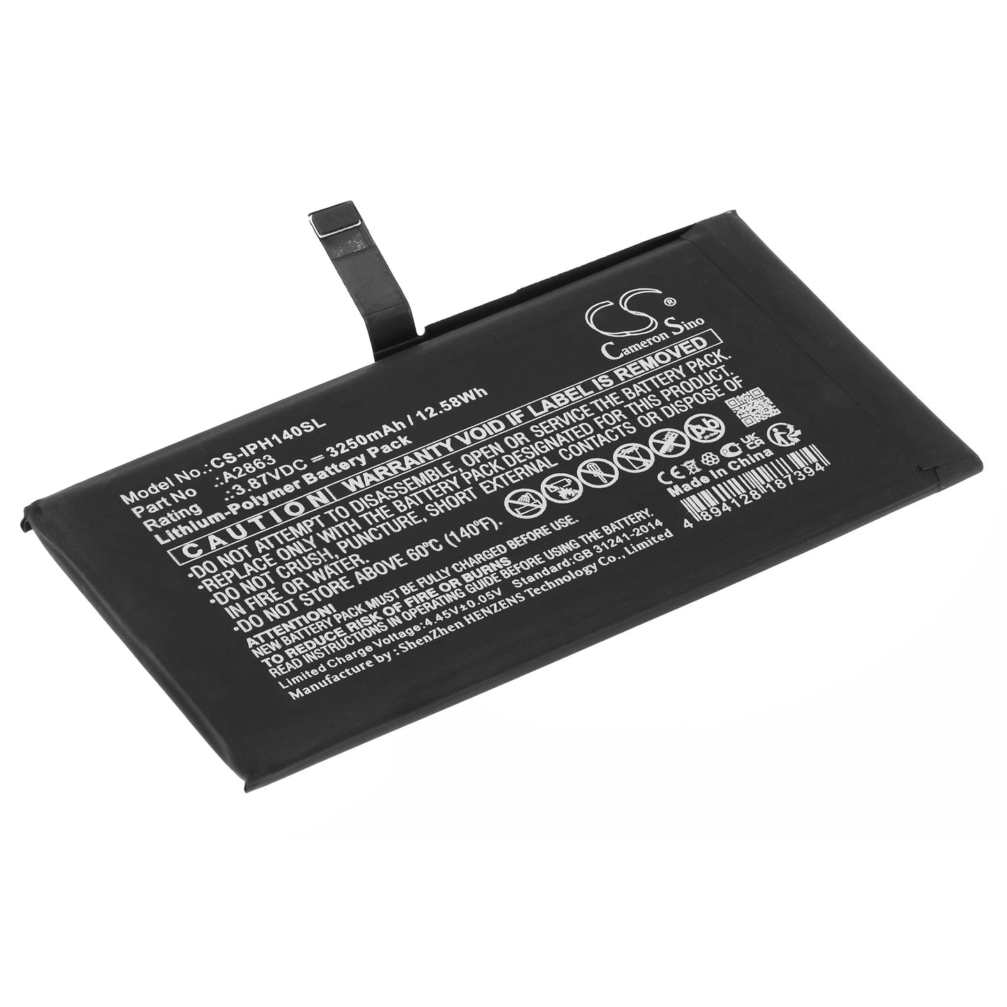 CS-IPH140SL Replacement Battery – Compatible with iPhone 14