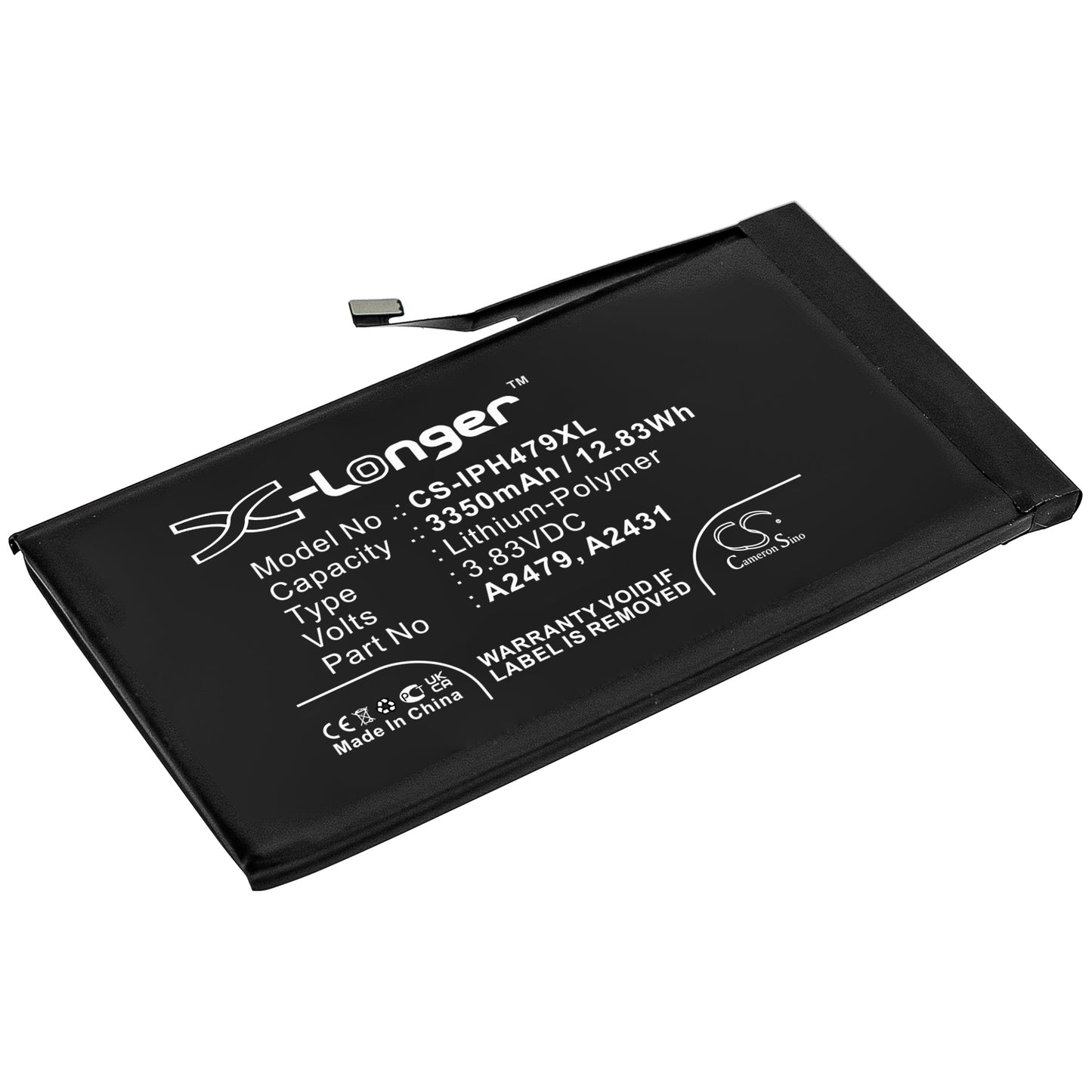 CS-IPH479XL Replacement Battery – Compatible with A2408, iPhone 12, iPhone 12 Max, iPhone 12 Pro