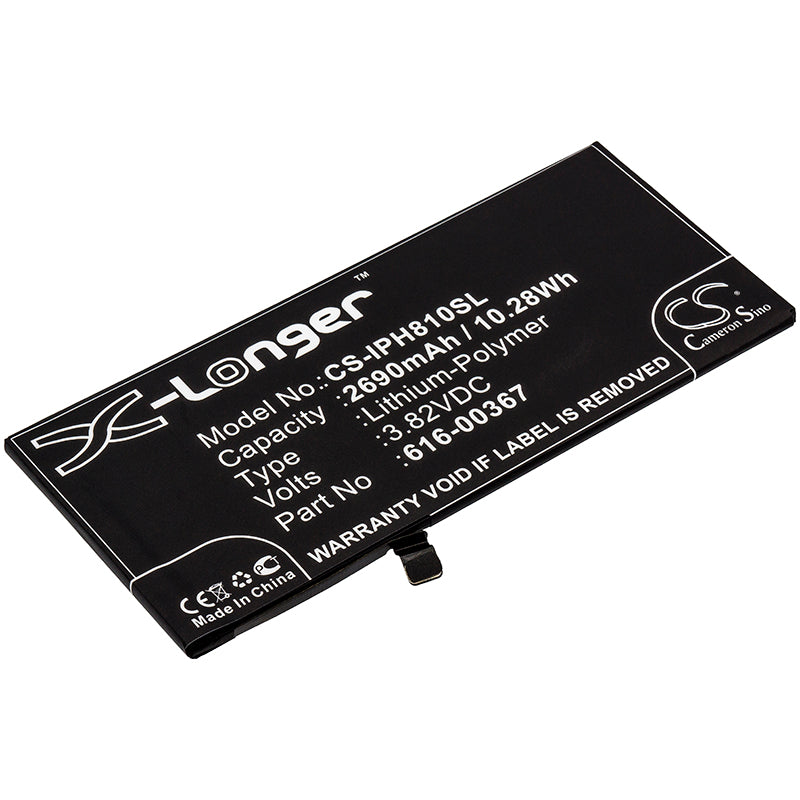 3.82V 2690mAh/10.28Wh Li-Polymer Mobile/SmartPhone Battery for Apple