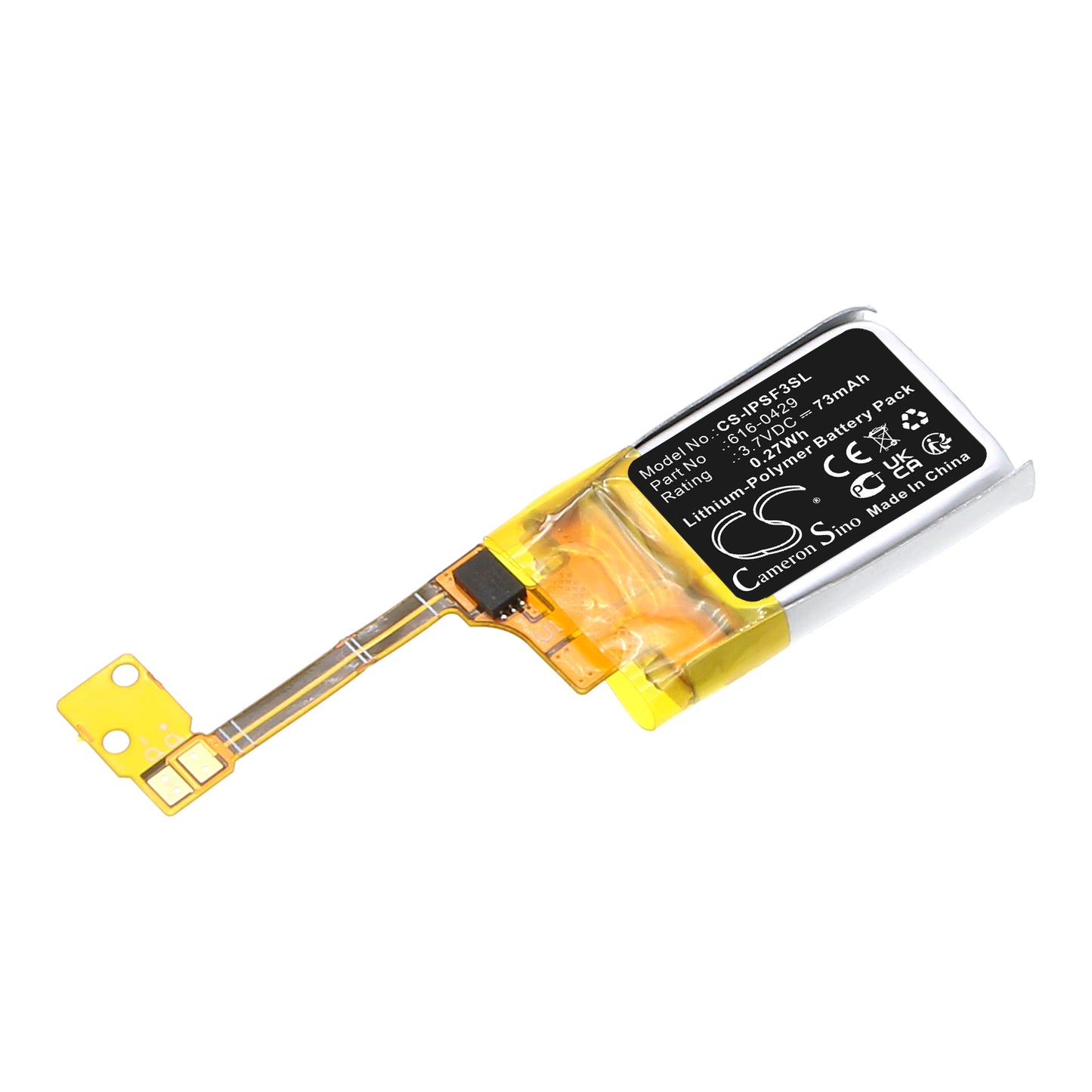 CS-IPSF3SL Replacement Battery – Compatible with iPOD ipod shuffle 3rd, ipod shuffle 3rd generation