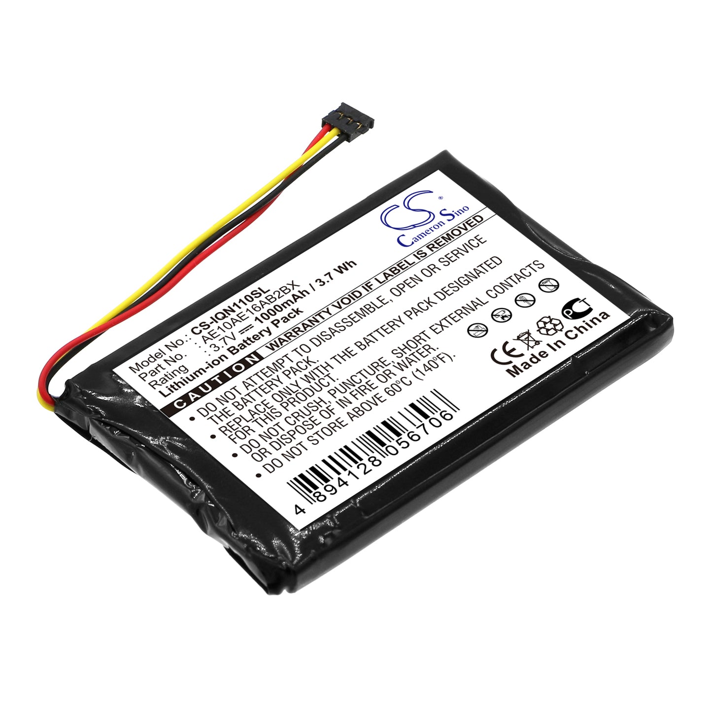 3.7V 1000mAh Li-ion GPS/Navigator Battery for Garmin