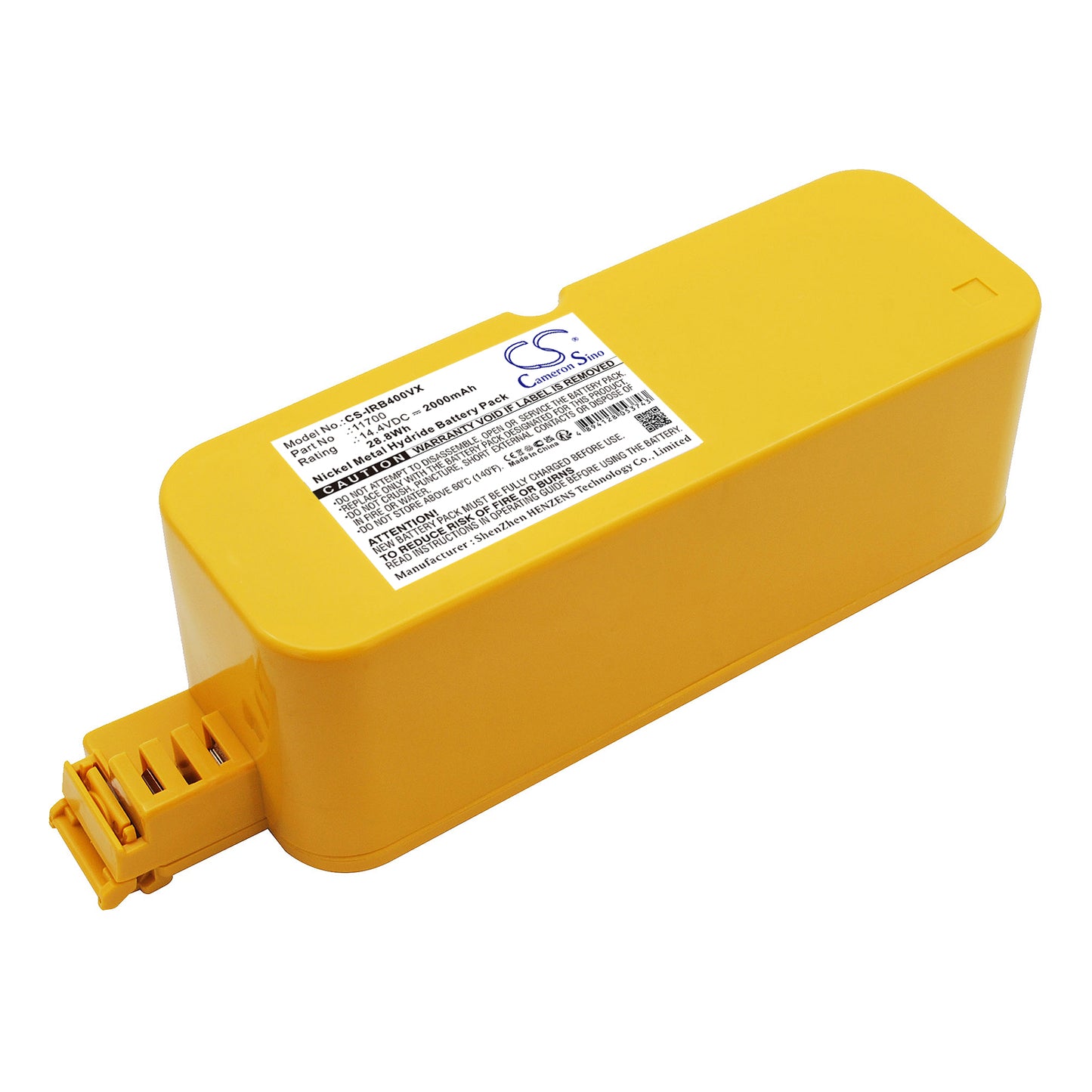 14.4V 2000mAh Ni-MH Vacuum Battery for Cleanfriend