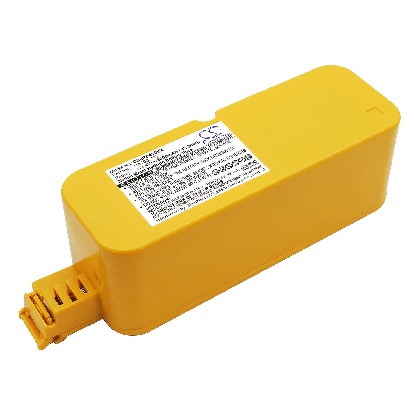 14.4V 3000mAh/43.20Wh Ni-MH Vacuum Battery for iRobot