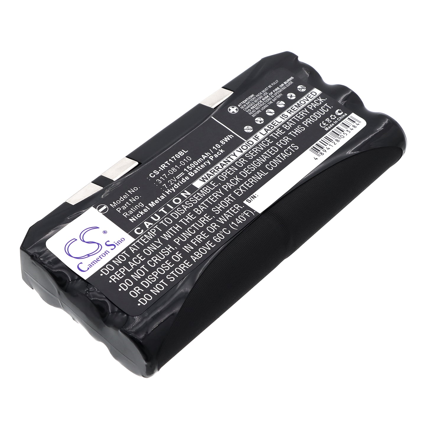 7.2V 1500mAh Ni-MH Barcode/Scanner Battery for Intermec